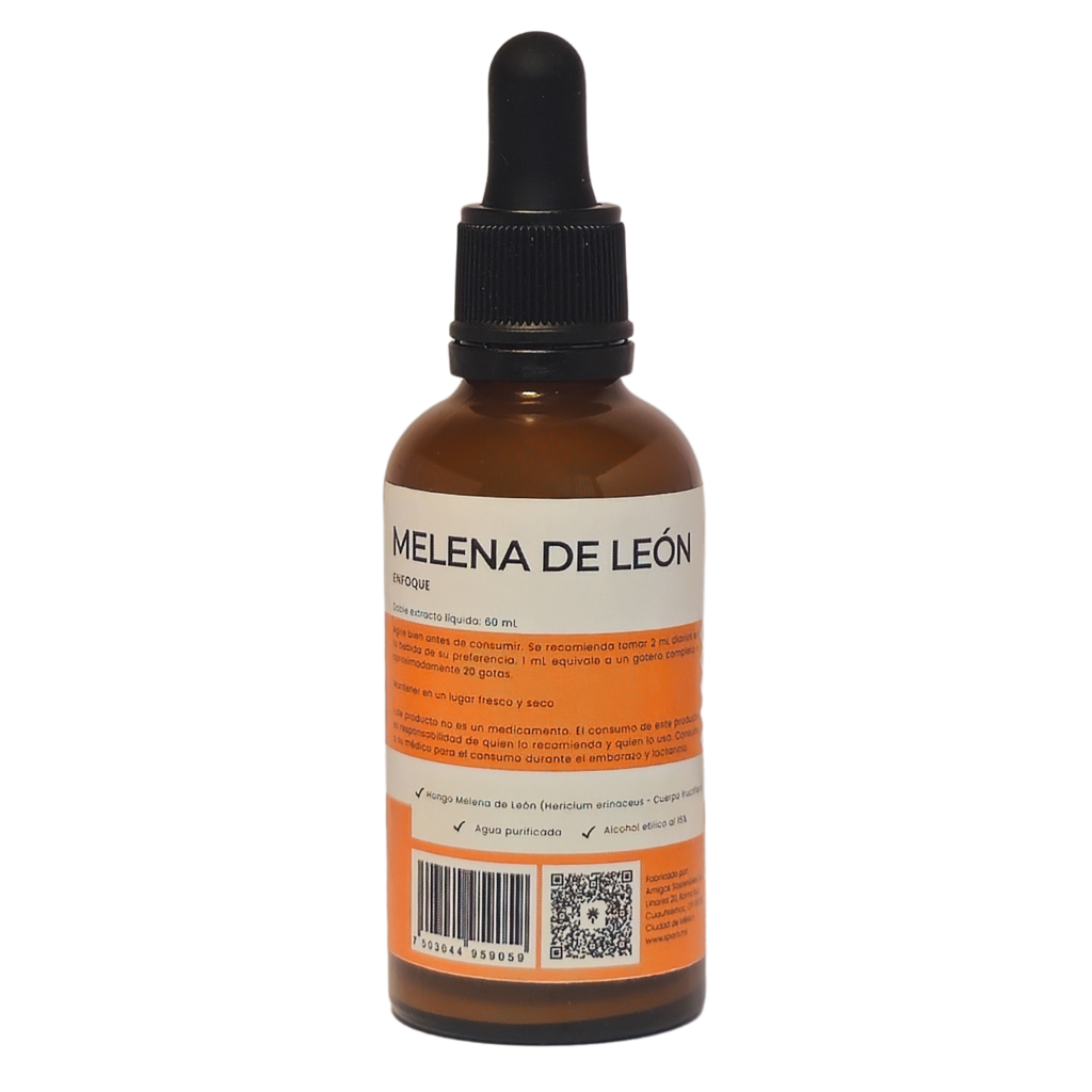 Hongo Adaptógeno Melena De León 50ml Sporo Extracto Líquido
