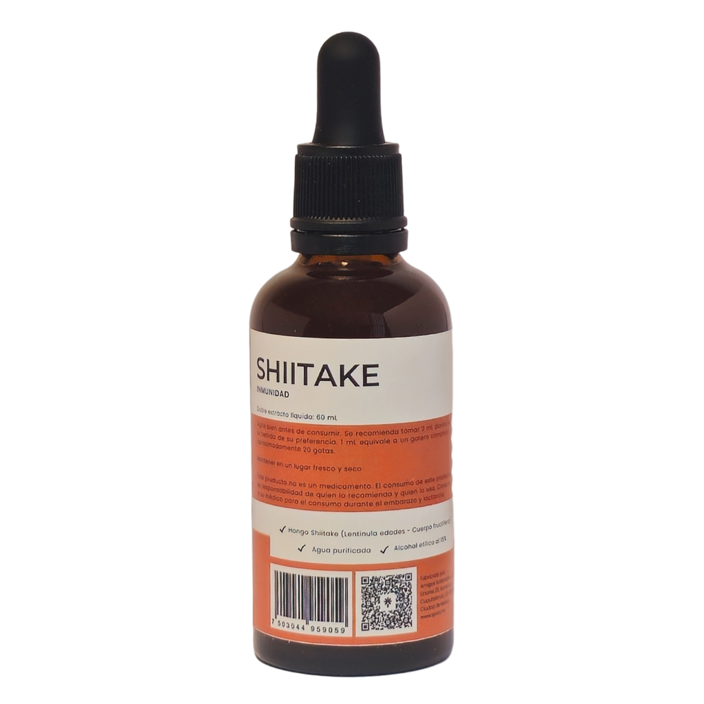 Hongo Adaptógeno Shiitake 50ml Sporo Doble Extracto