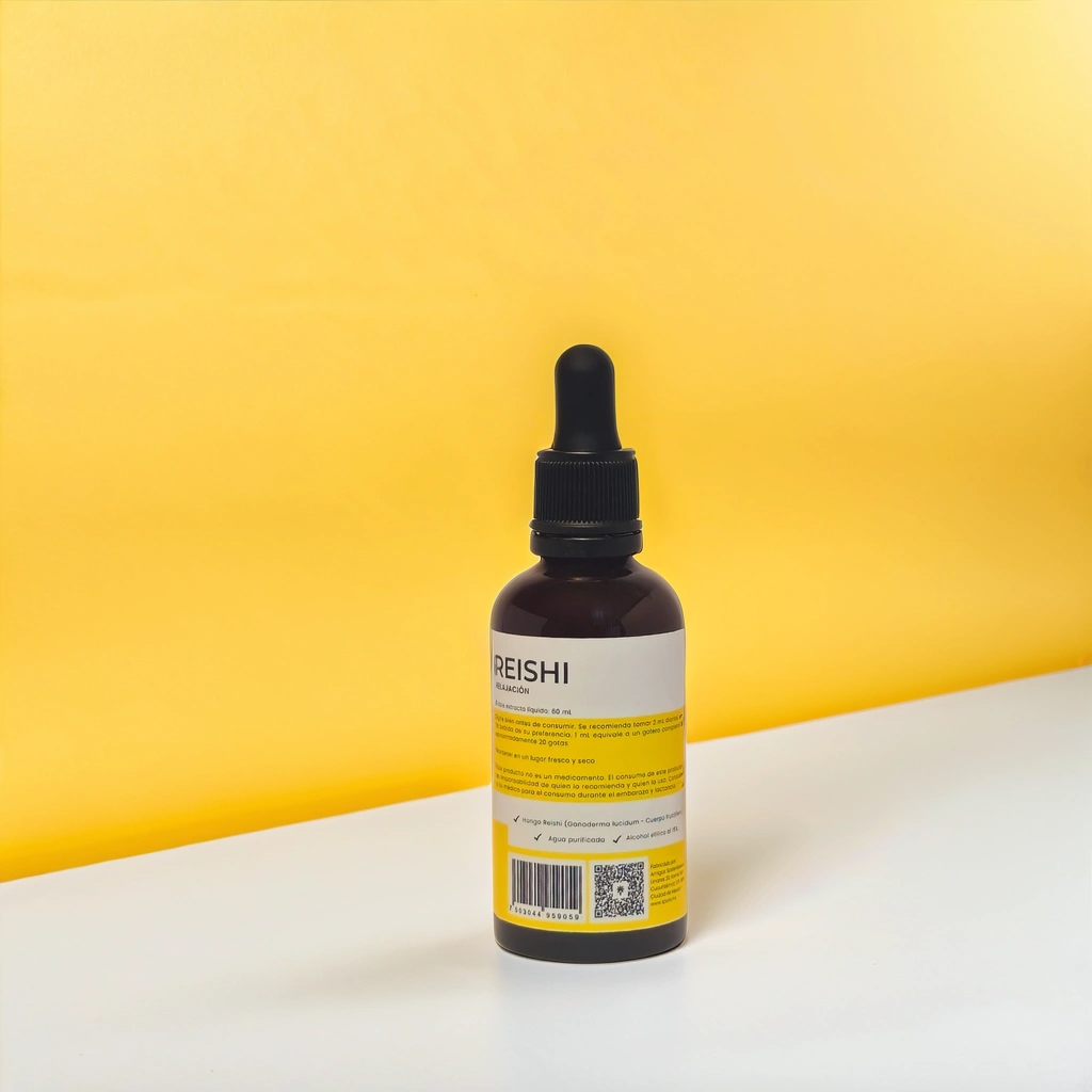Hongo Adaptógeno Reishi 50ml Sporo Extracto Líquido